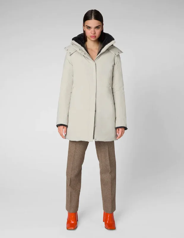 Women's Apparel And Garments WOMEN'S SAMANTAH FAUX FUR LINED HOODED PARKA RAINY BEIGE Women's Apparel And Garments WOMEN'S SAMANTAH FAUX FUR LINED HOODED PARKA RAINY BEIGE