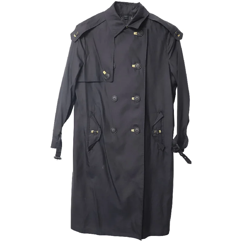 Charming Women's Outfit For Special Occasions Burberry Trench Coat in Black Polyamide Charming Women's Outfit For Special Occasions Burberry Trench Coat in Black Polyamide