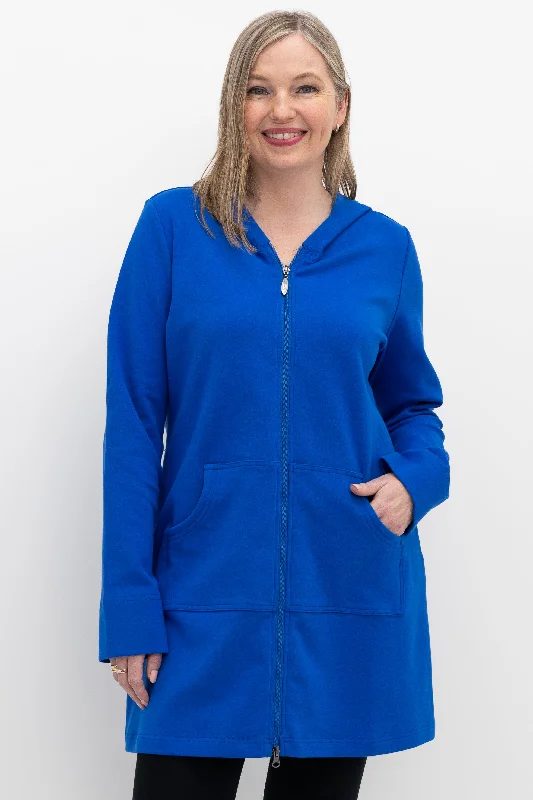 Women's Formal Event Clothing Cortes Jacket, Azul, Cotton