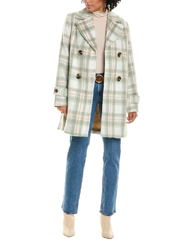 Women's Casual Wear Outfit Sam Edelman Semi A-Line Coat