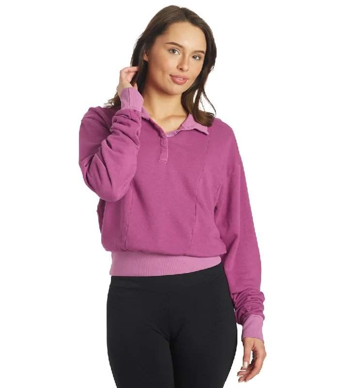 Women's Evening Apparel Trendy Street Style NUX Terry Pull-Over VIRGO