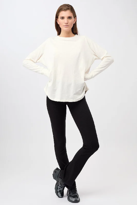 Formal Clothing For Women Casual Yet Chic Sales Active Longsleeve (White), GOTS