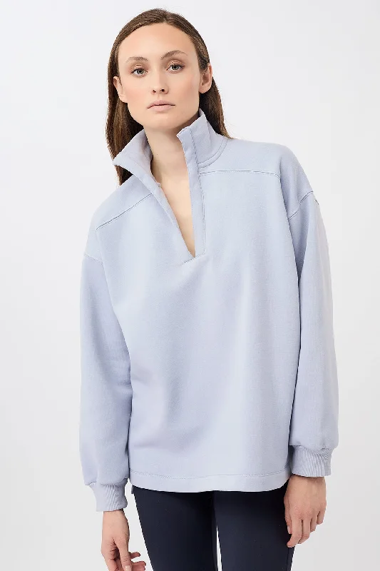 Women's Cozy Winter Attire Stylish Statements Recovery Sweater (Grey Lavender)