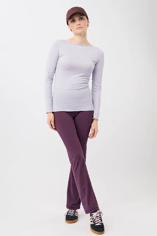 Women's Clothing Apparel Stylish Deals Basic Longsleeve (Soft Purple)
