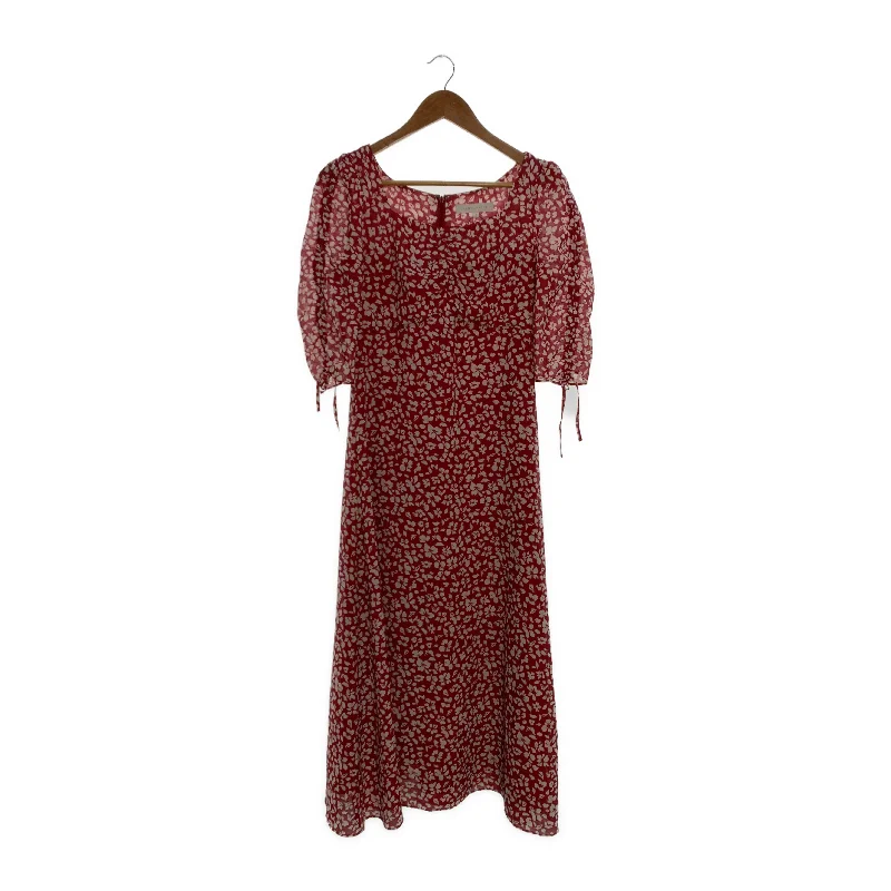 Women's Outfit Affordable Luxury Fashion MERCURYDUO/SS Dress/FREE/Red/Polyester/All Over Print/ Women's Outfit Affordable Luxury Fashion MERCURYDUO/SS Dress/FREE/Red/Polyester/All Over Print/