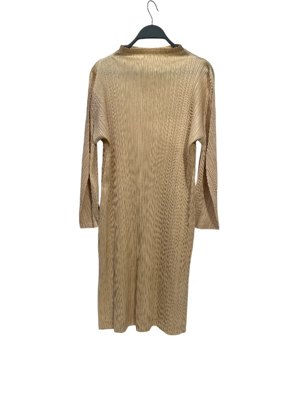 Women's High-Fashion Attire Modish Fashion Discounts PLEATS PLEASE ISSEY MIYAKE/LS Dress/3/Beige/Polyester/PP11-JT163 Women's High-Fashion Attire Modish Fashion Discounts PLEATS PLEASE ISSEY MIYAKE/LS Dress/3/Beige/Polyester/PP11-JT163