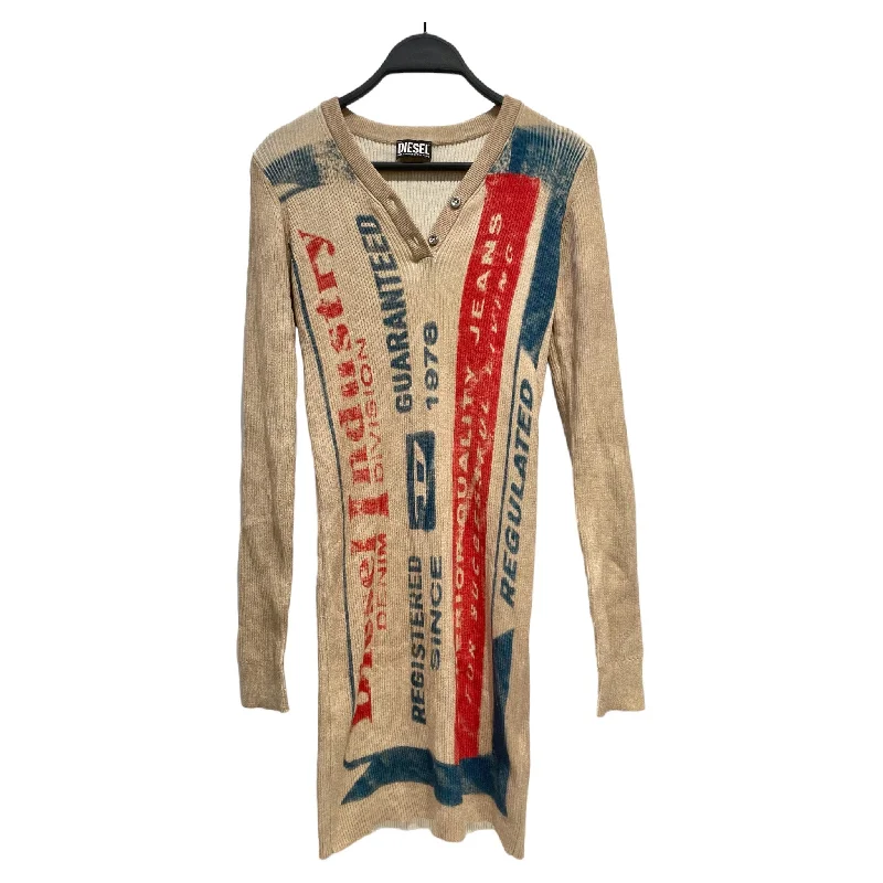 Women's Fashion Clothes Summer Fashion DIESEL/LS Dress/M/All Over Print/Cotton/CML/ Women's Fashion Clothes Summer Fashion DIESEL/LS Dress/M/All Over Print/Cotton/CML/
