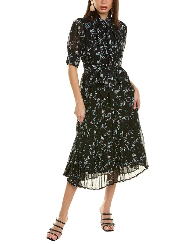 Women's High-Fashion Attire Inspired By You, Designed For You Gracia Scarf Neck Midi Dress Women's High-Fashion Attire Inspired By You, Designed For You Gracia Scarf Neck Midi Dress