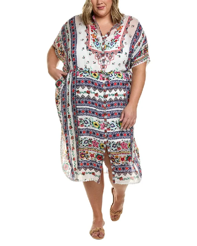 Women's Contemporary Clothing Sophisticated Fashion Johnny Was Plus Matana Kaftan