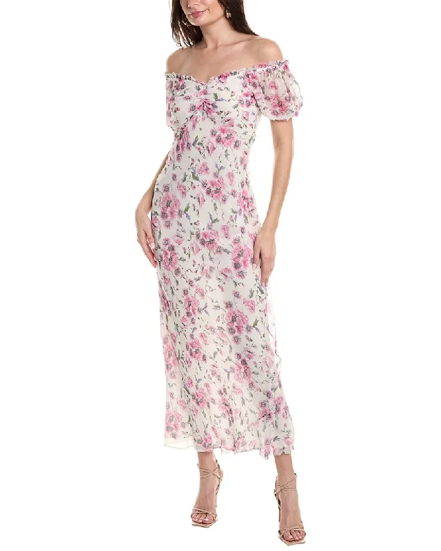 Plus-Size Women's Garments Shop Sale Items LoveShackFancy Madara Silk Maxi Dress