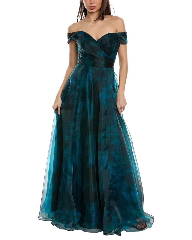 Women's Professional Apparel Fashion Forward Rene Ruiz Organza Gown