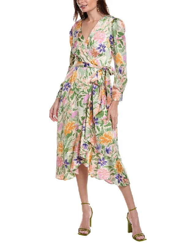 Comfortable Garments For Women Fashionista Sale Tahari ASL Ruffled Midi Dress