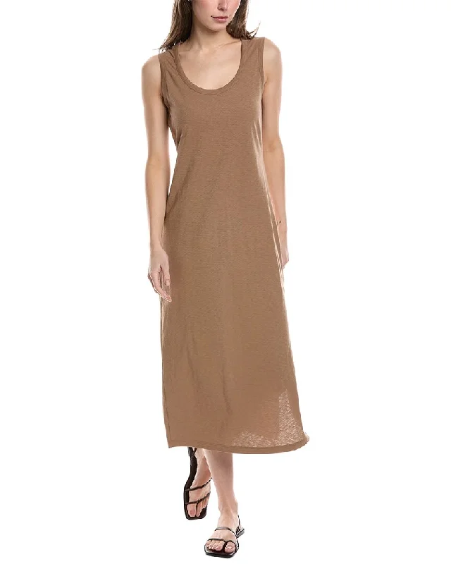 Women's Cozy Clothes Catch Every Fashion Trend Theory Scoop Neck Midi Dress