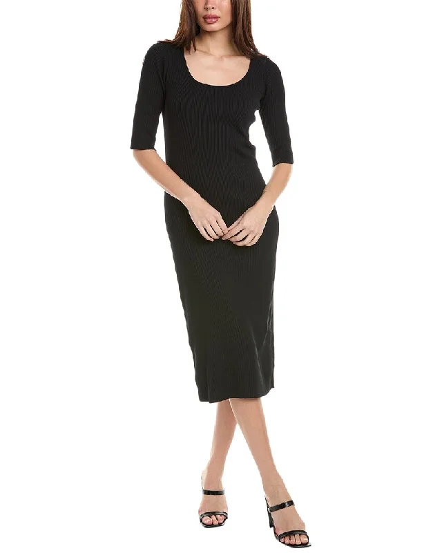 Stylish Women's Garments Limited Stock Vince Rib Midi Dress