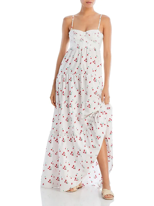 Women's Clothing For Outdoor Events Budget-Friendly Fashion Womens Buster Printed Maxi Dress Women's Clothing For Outdoor Events Budget-Friendly Fashion Womens Buster Printed Maxi Dress
