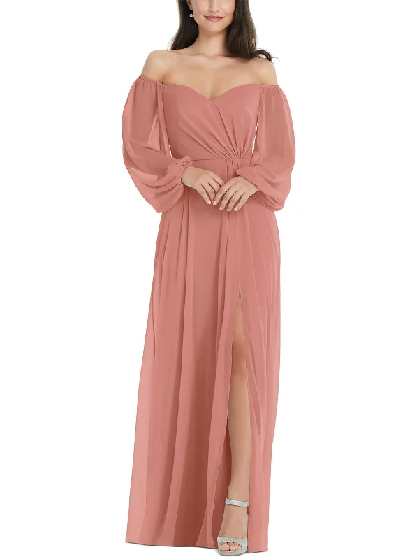 Women's Athletic Apparel Special Offers Womens Chiffon Long Evening Dress