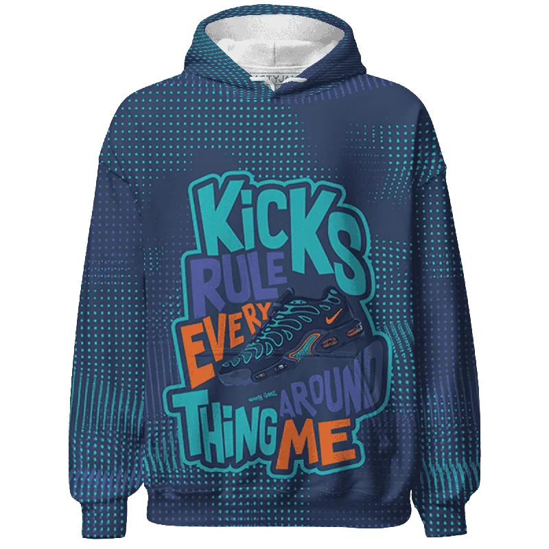 Sustainable Gender-Neutral Apparel Explore What'S New NastyJamz AM Plus Drift Midnight Navy Total Orange Dusty Cactus Hoodie Match Kicks Rule All-Over Print
