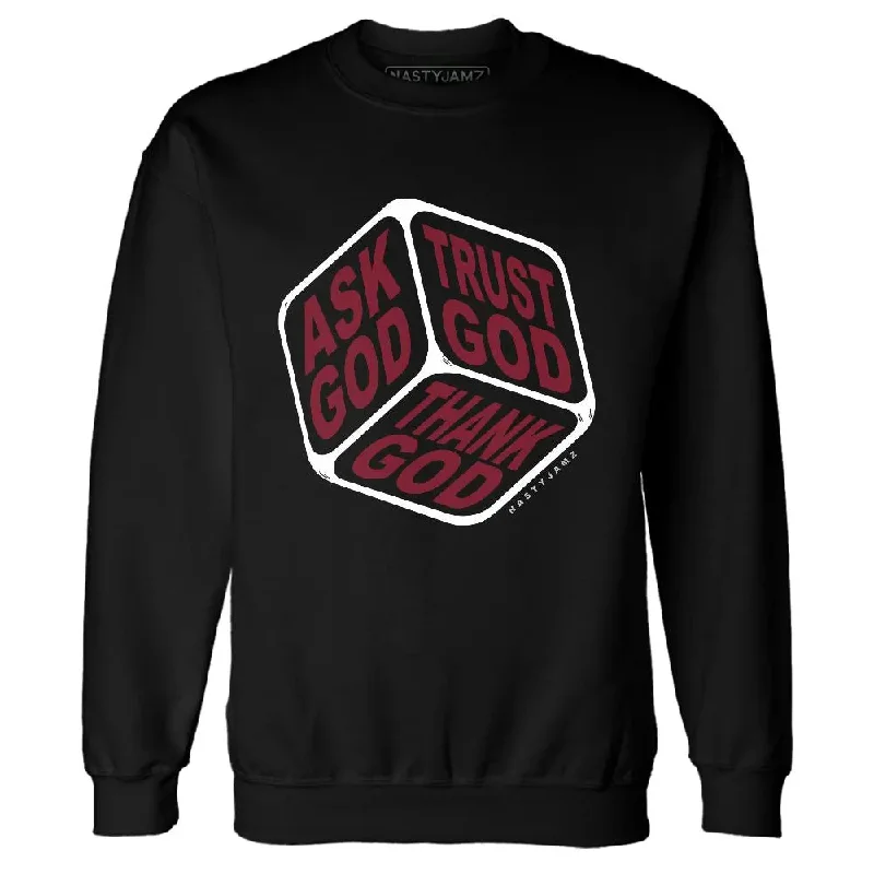 Classic And Timeless Gender-Neutral Fashion Urban Elegance Deals High White Team Red 1s NastyJamz Sweatshirt Match Trust God