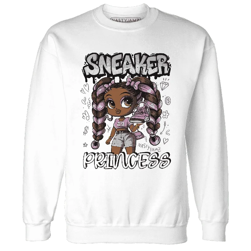 Sustainable And Ethical Unisex Clothing Comfortable Chic Orchid Neutral Grey Black White 4s NastyJamz Sweatshirt Match Sneaker Princess